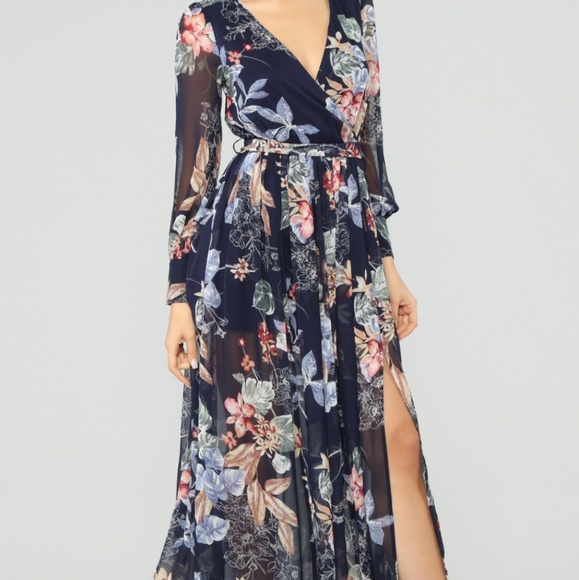 Sheer Maxi Dress - Picture 2 of 5